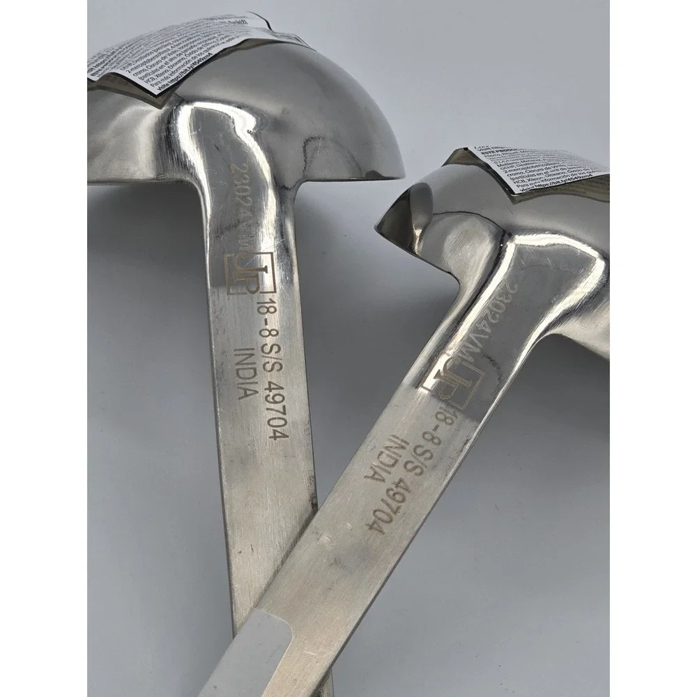 2 Lot NWT VOLLRATH‎ 4oz (118.3ml) Short Ladles- Stainless Steel 18-8 S/S 49704